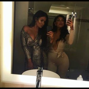 Nude snake wrap dress